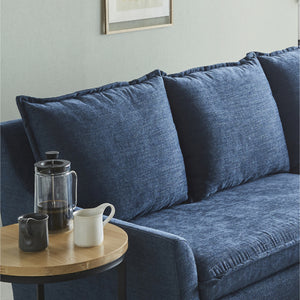 背面にはもっちりと密に詰まったシリコンフィルを使用。 #A41 カスタード（ファブリックAランク）