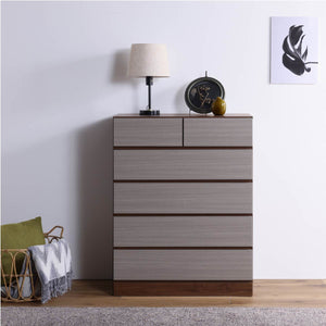 ダンク チェスト #ウォールナット #幅80cm‐5段