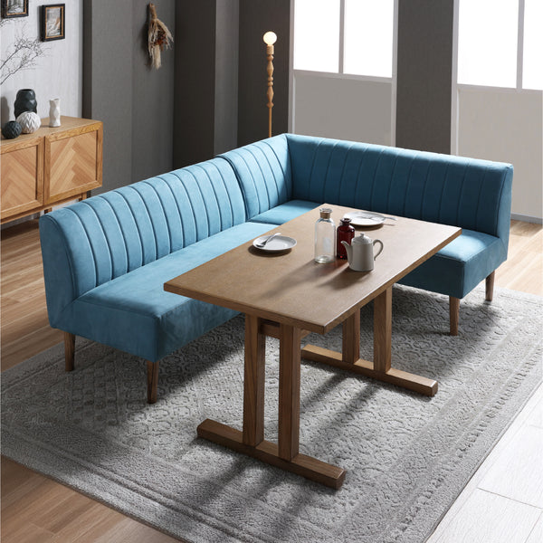 LD2点 左カウチ / PLT101ブルースター #LT01 キャメル（レザーテックス アニリン） #左カウチ