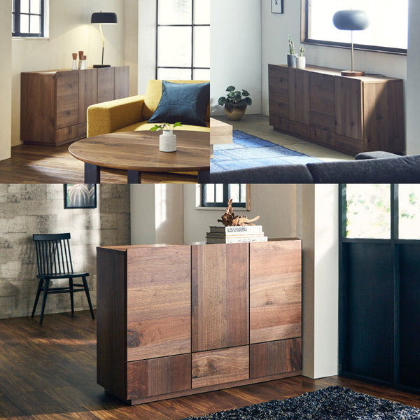 トビ サイドボード 幅120cm ハイタイプ #ウォールナット