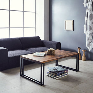 デクタ センターテーブル 幅110cm #ウォールナット #スチール脚A