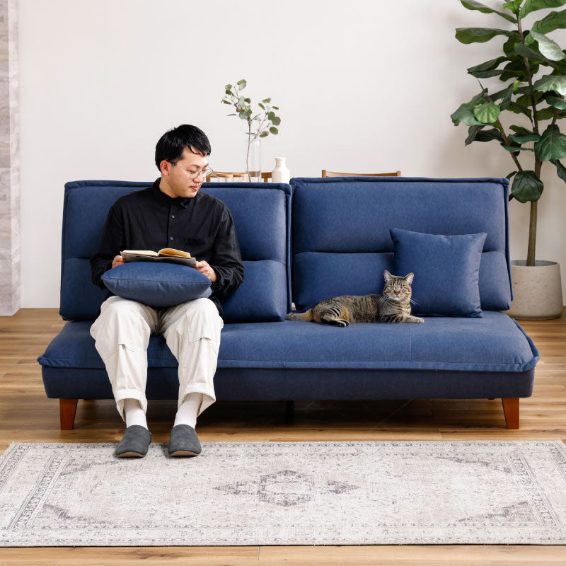 ⚫️Hugtam⚫️専用 FK SOFA 3人掛けソファ フェザークッション2種