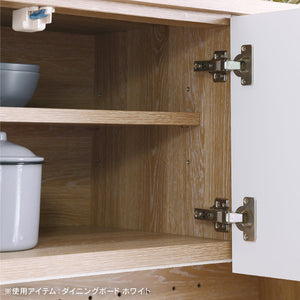 メルク ダイニングボード 食器棚 ゴミ箱 #グレー