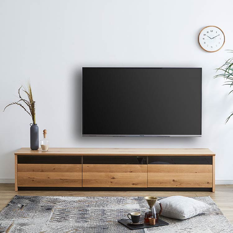 関家具 テレビボード レンジⅡ 幅180cm おしゃれ 家具 無垢材 d3234 レンジⅡ テレビボード 幅180cm