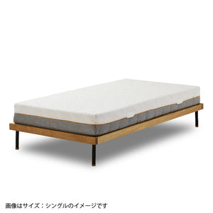 ユニック ベッドフレーム ヘッドレスタイプ シングル オーク スノコ仕様 #オーク #シングル