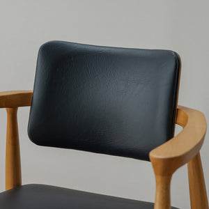 カストロ ダイニングチェア #ブラウン色/合皮ブラック