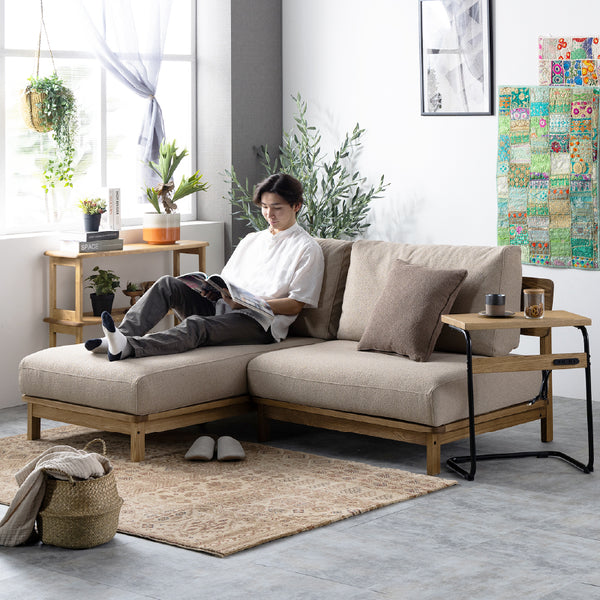 カラー：サンドベージュ #キャンバスアイボリー