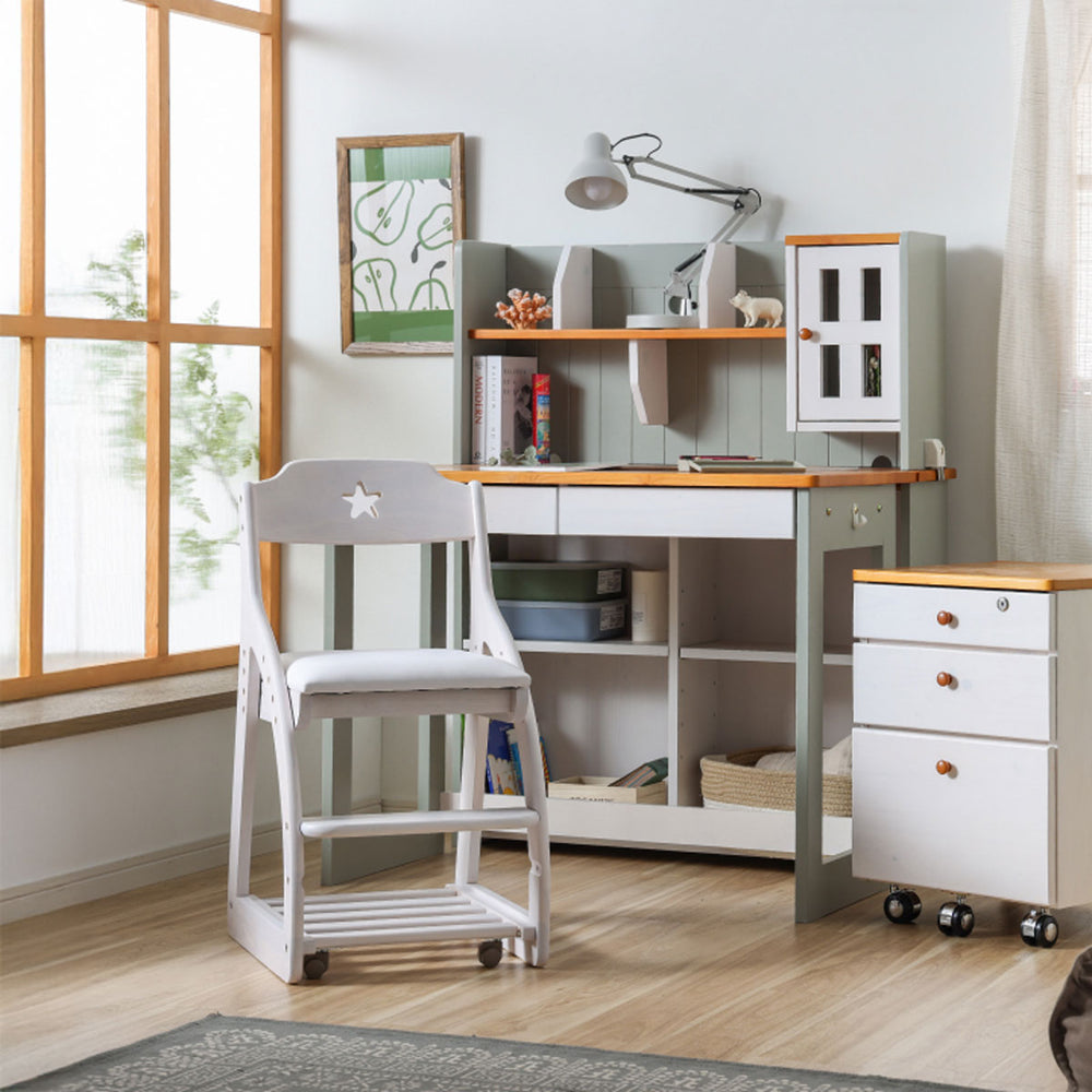 アリエル⑤ 学習チェア キャスターロック ランドセル収納 高さ調節可能