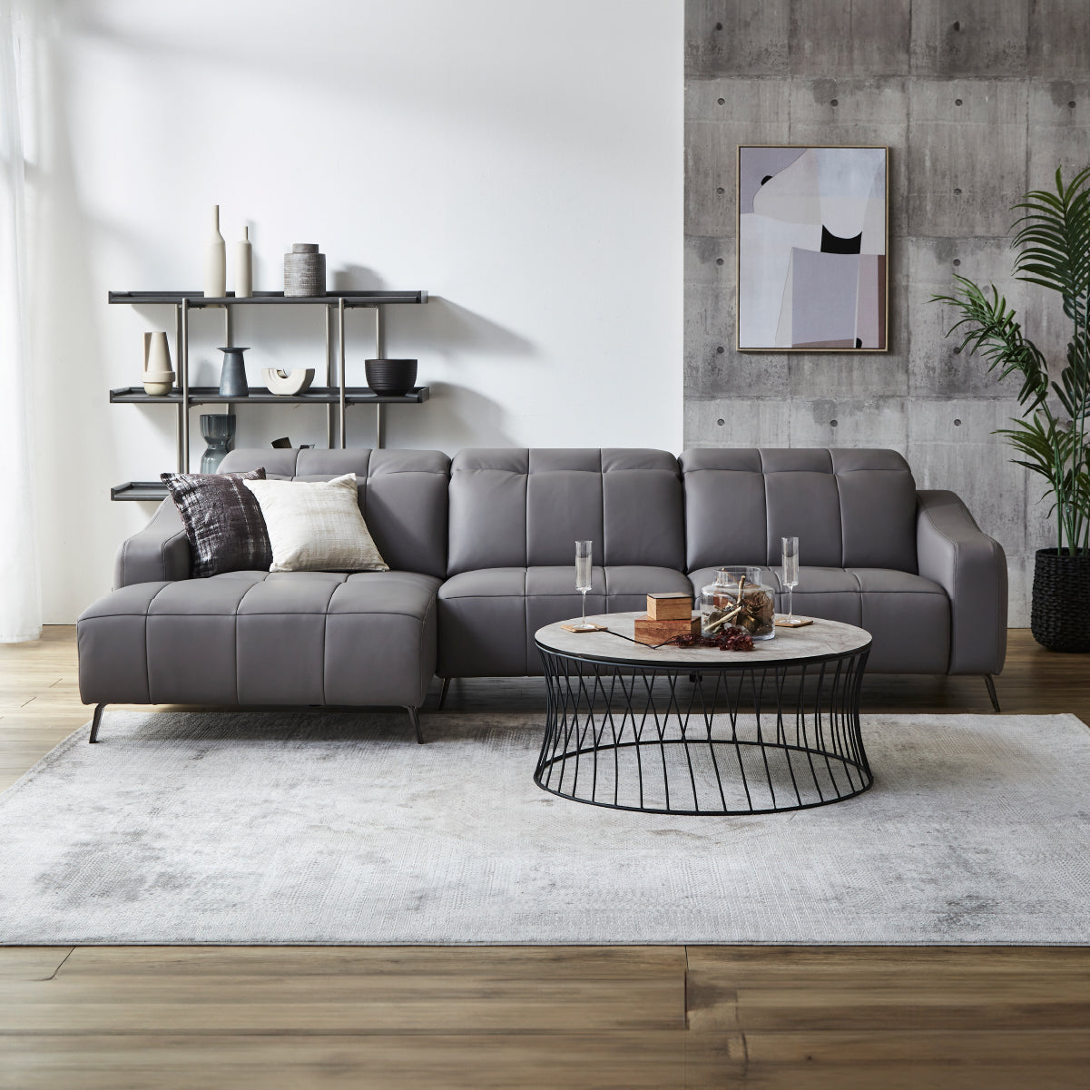 バザード 右カウチソファ 幅278cm ｜関家具公式通販サイト