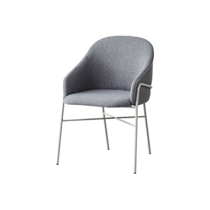 ルーブ ダイニングチェア ファブリック #ライトグレー