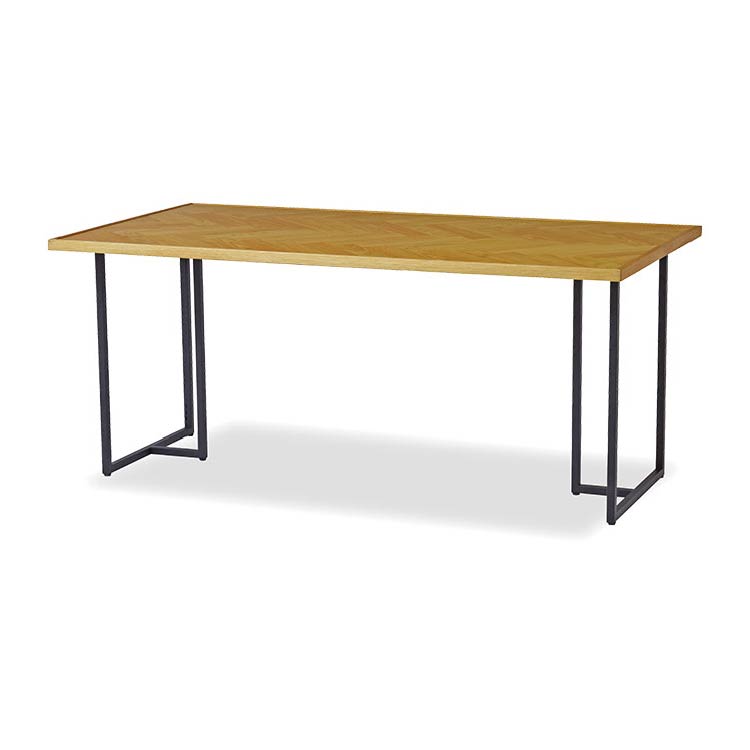 関家具 ノードⅡ ダイニングテーブル 135cm オーク材 スチール脚 ノードⅡ リビングダイニングテーブル