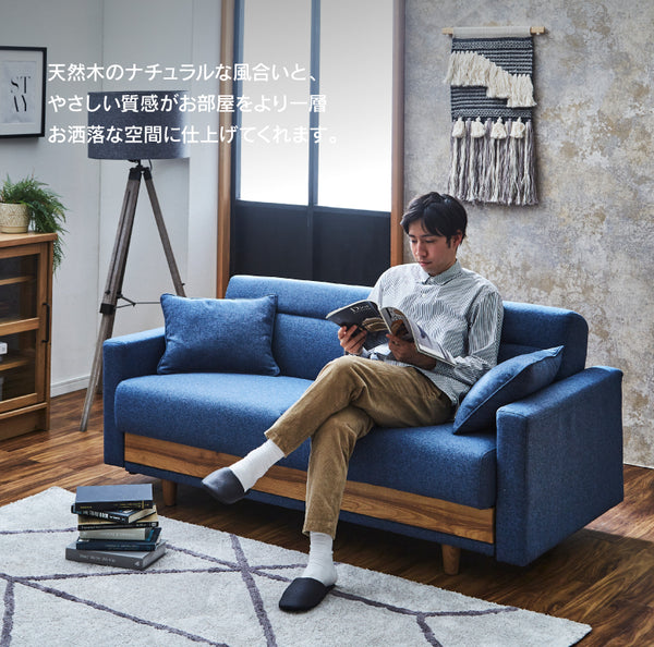 シーズ 2人掛けソファベッド #グレー
