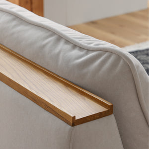 アリシア 3人掛けソファ 幅180cm #ストーンホワイト【ペットフレンドリー生地】