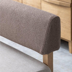 メレⅢ 2人掛けソファ #モカブラウン×ミストホワイト