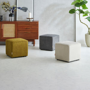 キューブモード　スツール　幅41cm #A41 カスタード（ファブリックAランク）