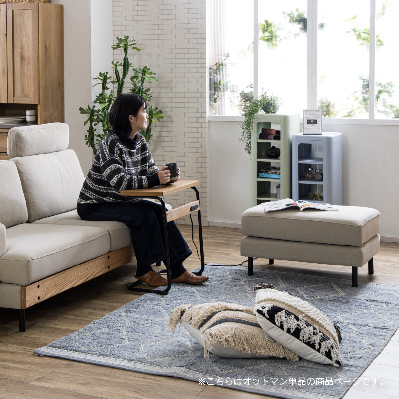 バスク オットマン キャンバス