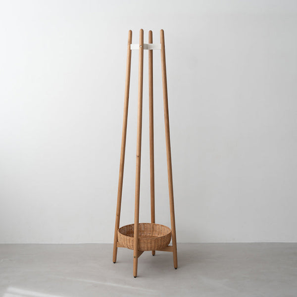 ラプテ ハンガー ラック #オーク×ホワイト #Sサイズ