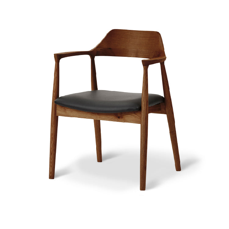 はい　新品未使用　アーム付サークルダイニングチェア　ブラウン 359177_01_8a43a93d-89d2-4ac0-