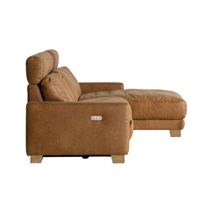 ハーデス ソファ 左カウチ オーカーブラウン（スーパーレザーテックス） #Default Title