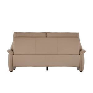 ルーシェ 3人掛けソファ 幅190cm レザーテックス #FLT04コーラルベージュ