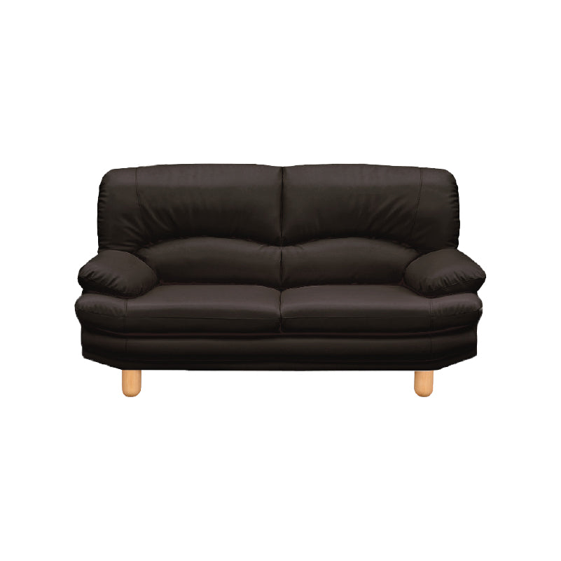 定番 2P スイート⑧［丸(NA)木脚］ﾃﾞｨｰﾌﾟBK(EVL) ｜家具・インテリア