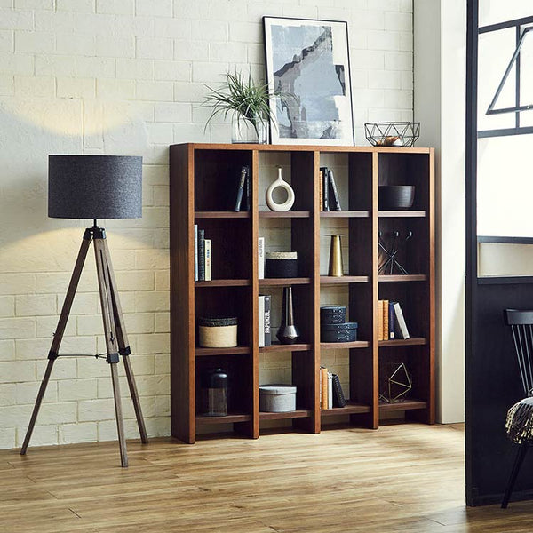 ルドルフ　シェルフ #ウォールナット #４列４段