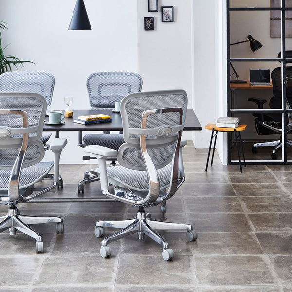 【数量限定】 エルゴヒューマン プロⅡ ロータイプ #レッド×ブラック #ウレタンキャスター