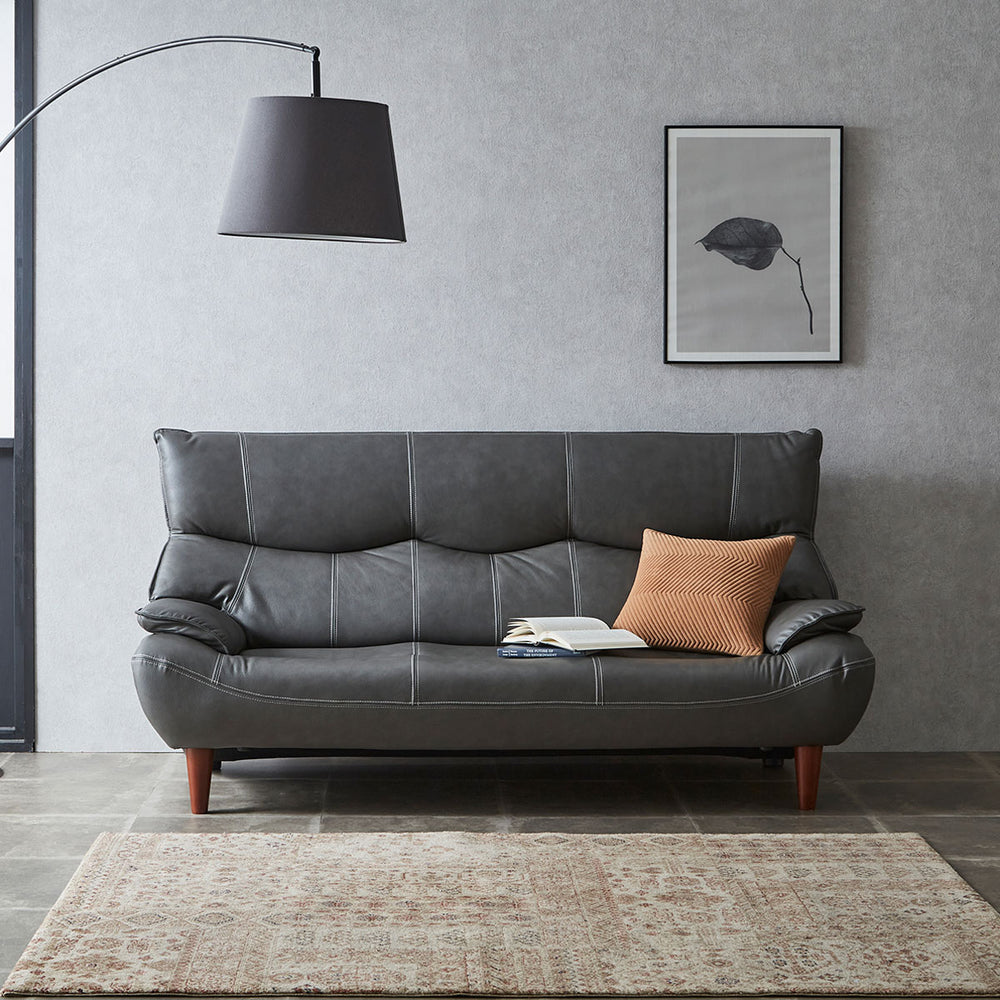 マリアン 3人掛けソファ 幅189cm 本革 合成皮革