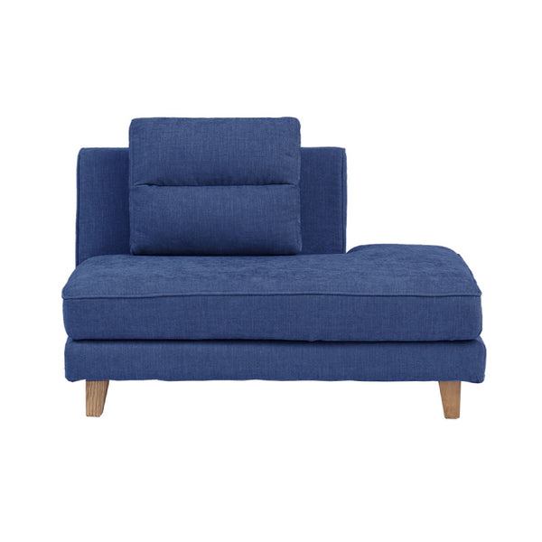 ポープ 1.5人掛け 右カウチ  肘無し #オリエンタルブルー