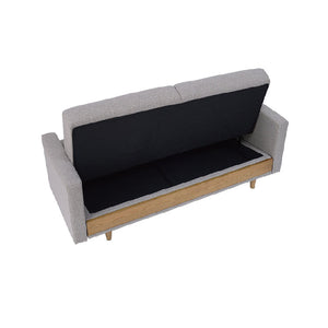 シーズ 2人掛けソファベッド #グレー