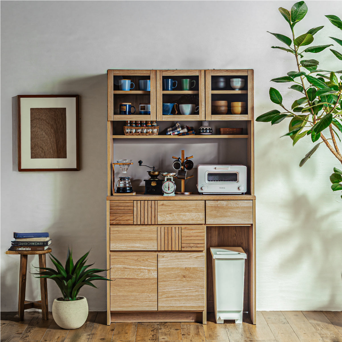 セルナ 幅105cm 国産キッチンボード｜家具・インテリア通販の関家具