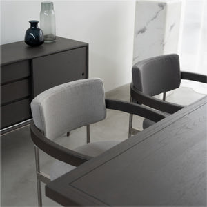 キスト ダイニングチェア #オーク×ライトグレー