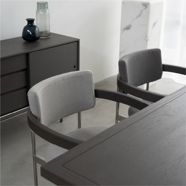 キスト ダイニングチェア #オーク×ライトグレー