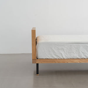 ユニック ベッドフレーム バーチカルタイプ #オーク #シングル