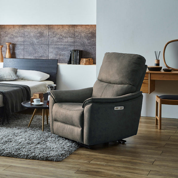 パーソナルソファ／PLTヨーロピアングレー(定番) #LT01 キャメル（レザーテックス アニリン）