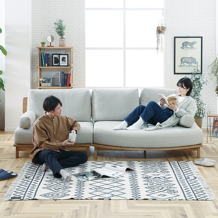 もんもん カウチソファ 送料お支払い用 マナー④ カウチソファ 変形 幅242cm カバーリング