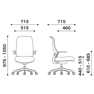 コトカ オフィスチェア #ブラック