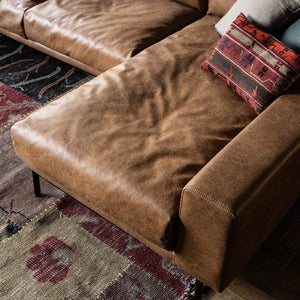 脚をゆっくり伸ばすことができます。 #オーカーブラウン（スーパーレザーテックス）