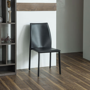 パーカー ダイニングチェア #ブラック