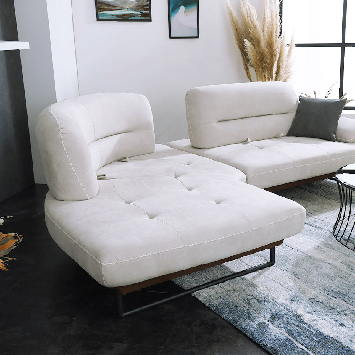 ラルス カウチソファ 幅266cm ｜ 関家具公式通販サイト