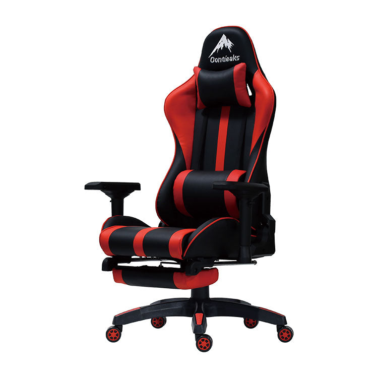 ルセル ゲーミングチェア 4Dアームレスト オットマン付 135度