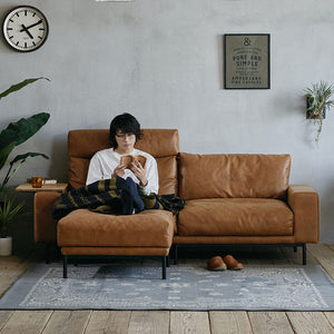 プルートソファ ヘッドレスト 1人/2.5人掛け用 #オーカーブラウン（スーパーレザーテックス）