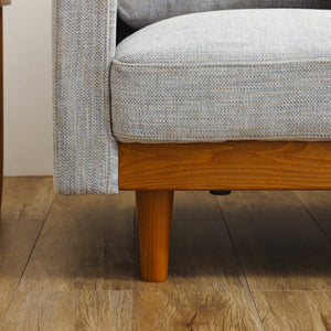 シュリンプ 2人掛けソファ 幅156cm 北欧 ヴィンテージ #ベージュ