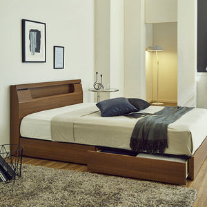 カプリスⅢ ベッドフレーム 床板付 照明 コンセント付 #ナチュラル #シングル #ベーシックタイプ