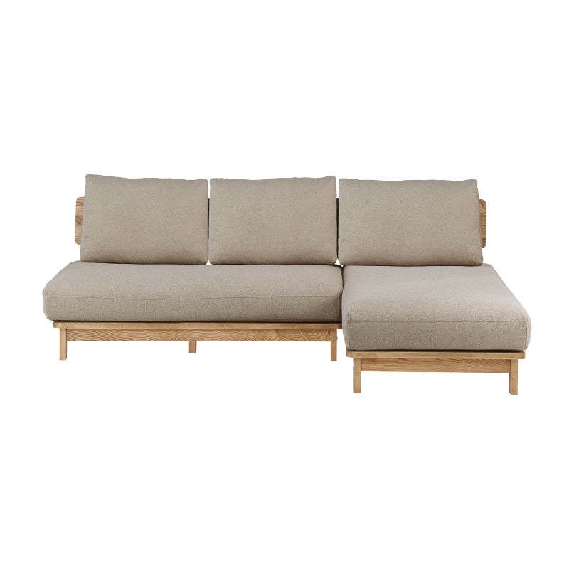 マナー④ カウチソファ 幅215cm カバーリング ファブリック