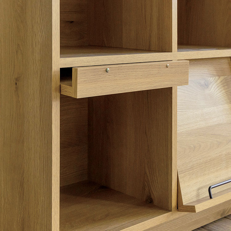 まるおくん　②コーナーキャビネット 2段サイドファイリングキャビネット 幅387 奥行700 高さ700 KA4