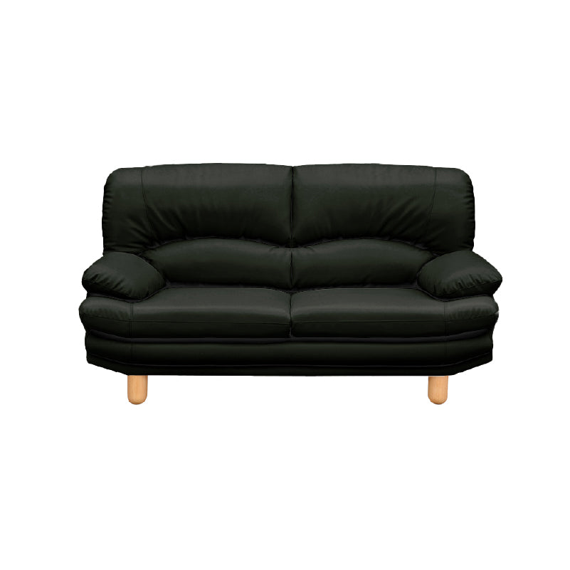 黒の合成皮革2人掛けソファ 楽天市場】ソファー 2人掛け 二人掛け 合皮 北欧 コンパクト