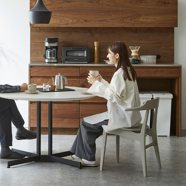 ガラム ダイニングテーブル 円形 #パティナ #幅100cm