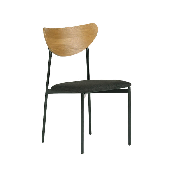 ジャガー ダイニングチェア #布ブラック