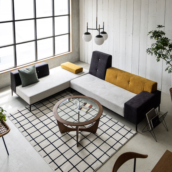 テットソファ 2.5人掛け 左肘 #カラフル